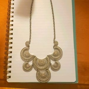 3/25 Silver Statement Necklace